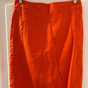 Orange Pencil Midi Skirt – The Limited | Size 6